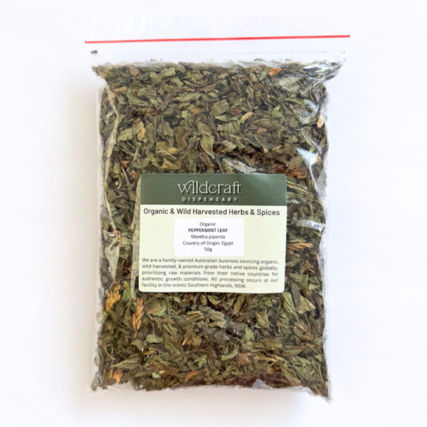 PEPPERMINT LEAF ORGANIC 50g Mentha piperita