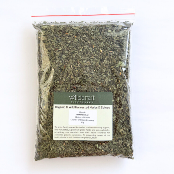 LEMON BALM ORGANIC 50g Melissa officinalis