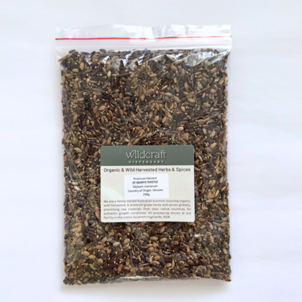 ST MARYS THISTLE SEED PREMIUM HARVEST 200g Silybum marianum – Milk Thistle