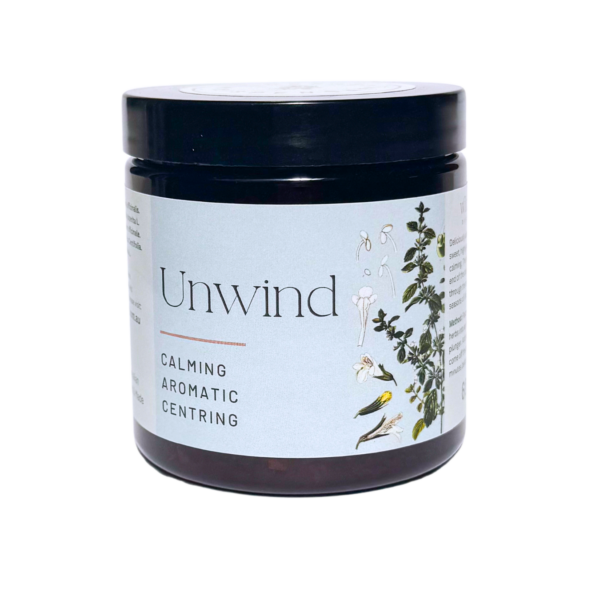 UNWIND TEA - Peppermint, Lemon balm, Ginger, Rosehips, Rose Petals