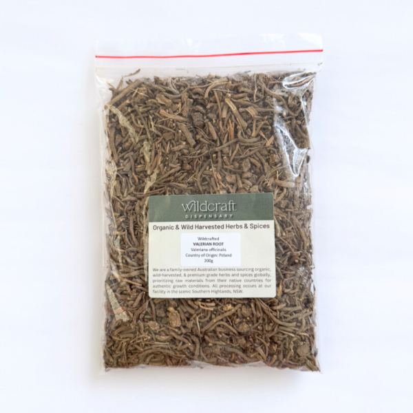 VALERIAN ROOT WILDCRAFTED 200g Valeriana officinalis