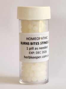 Homeopathic Burns Bites and Stings