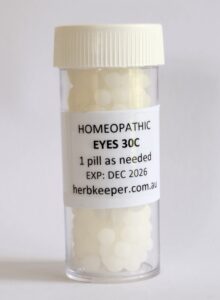 Homeopathic Eyes Ferr Phos. Euphrasia. Pulsatilla.