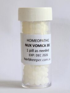 Homeopathic Nux vomica